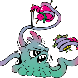 tentacle grab